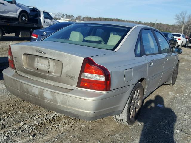 YV1TS91D521255909 - 2002 VOLVO S80 T6 TUR SILVER photo 4