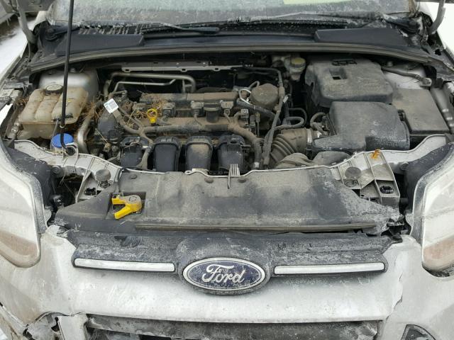 1FAHP3F26CL293906 - 2012 FORD FOCUS SE SILVER photo 7