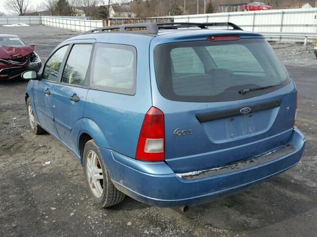 1FAFP36301W324644 - 2001 FORD FOCUS SE BLUE photo 3