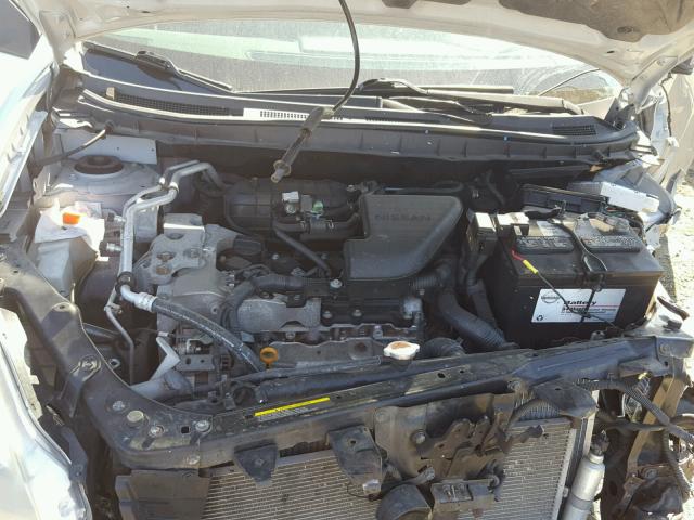 JN8AS58V58W108493 - 2008 NISSAN ROGUE S SILVER photo 7