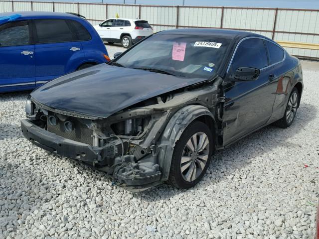 1HGCS12369A021786 - 2009 HONDA ACCORD LX BLACK photo 2