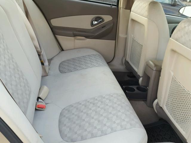 1G1ZT54894F118345 - 2004 CHEVROLET MALIBU LS ოქროსფერი ფოტო 6