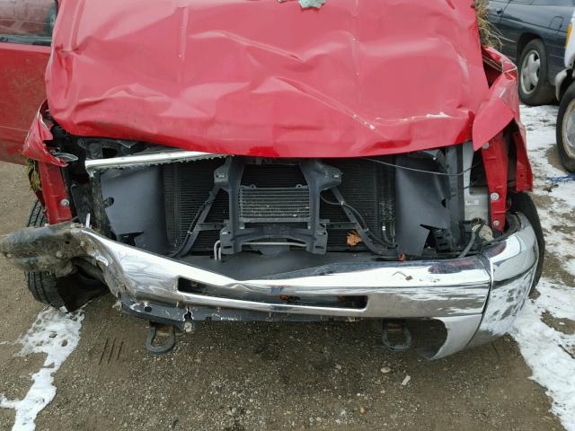 1GCRKSE76DZ286215 - 2013 CHEVROLET SILVERADO RED photo 7