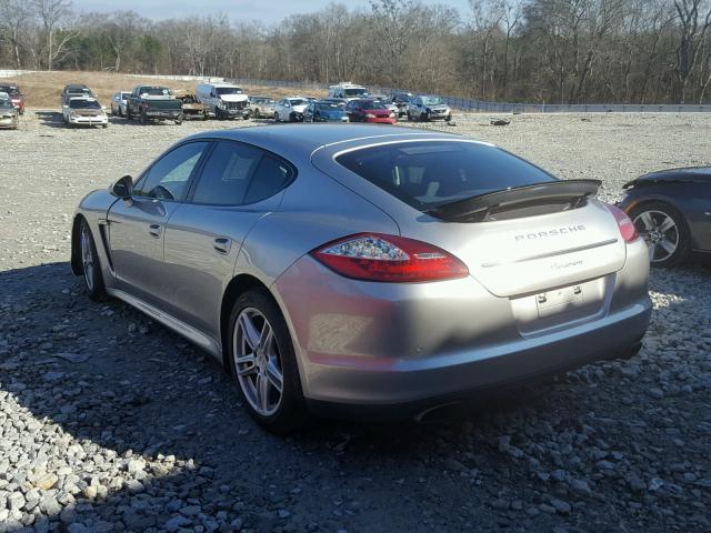 WP0AA2A77BL013838 - 2011 PORSCHE PANAMERA 2 SILVER photo 3