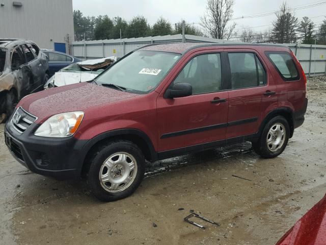 SHSRD78535U322749 - 2005 HONDA CR-V LX RED photo 9