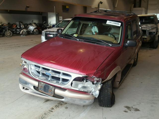 1FMDU35P4TUC75893 - 1996 FORD EXPLORER RED photo 2