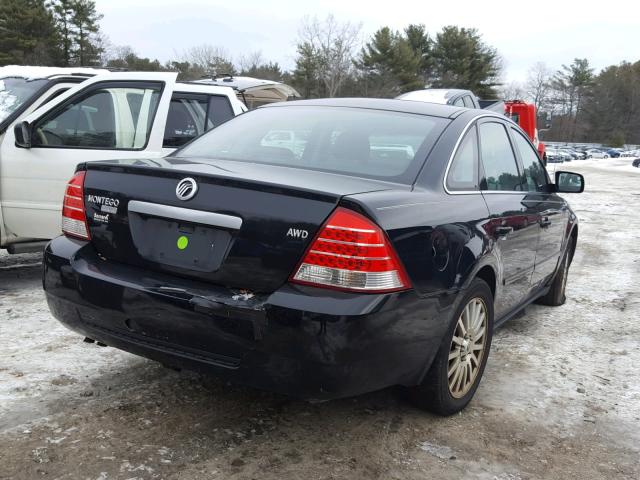 1MEFM43156G603499 - 2006 MERCURY MONTEGO PR BLACK photo 4