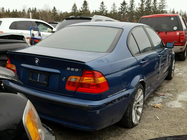 WBAEV33412KL57067 - 2002 BMW 325 I BLUE photo 4