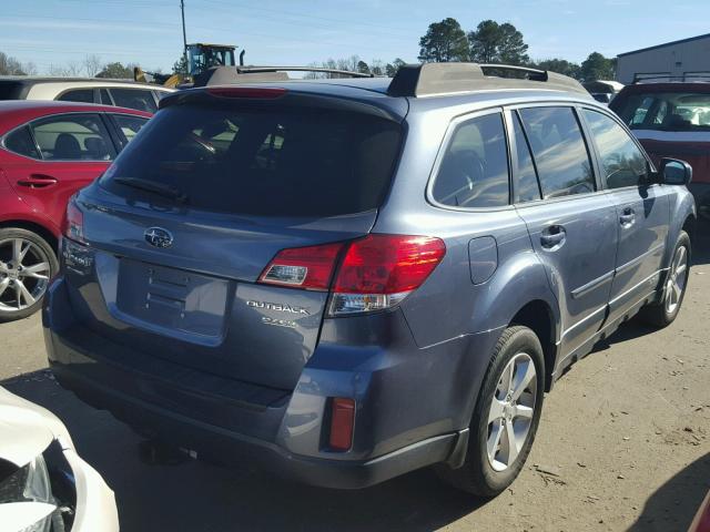 4S4BRBGC1D3244864 - 2013 SUBARU OUTBACK 2. BLUE photo 4