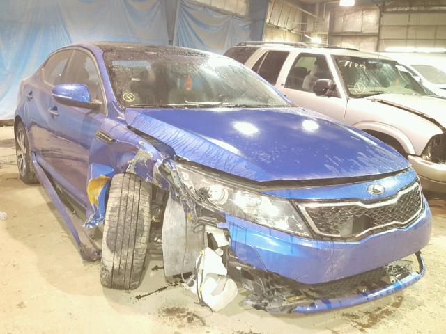 KNAGR4A66B5112738 - 2011 KIA OPTIMA SX BLUE photo 1