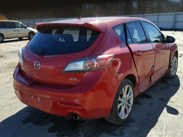 JM1BL1H54A1264825 - 2010 MAZDA 3 S RED photo 4