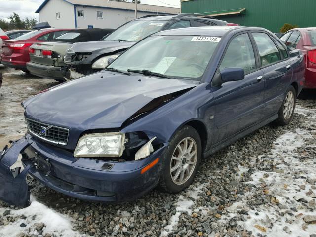 YV1VS27573F954821 - 2003 VOLVO S40 1.9T BLUE photo 2