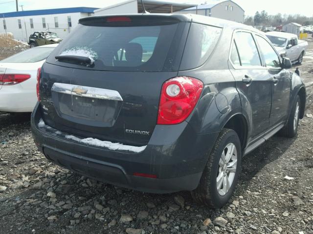 2GNFLCEK5D6416532 - 2013 CHEVROLET EQUINOX LS GRAY photo 4