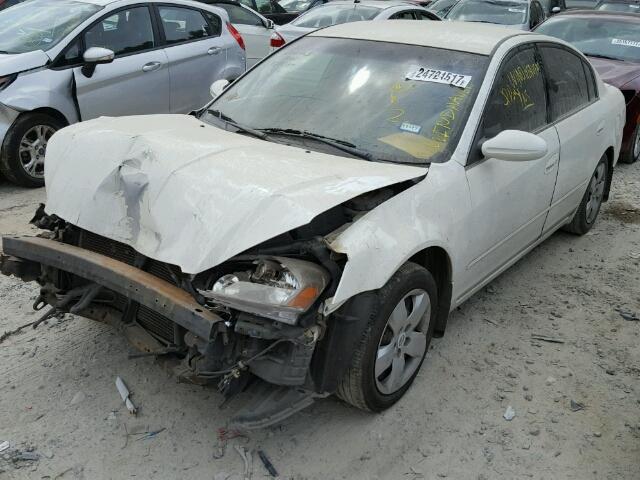 1N4AL11D75N911655 - 2005 NISSAN ALTIMA S/S WHITE photo 2