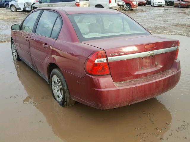 1G1ZS58F97F156755 - 2007 CHEVROLET MALIBU LS MAROON photo 3