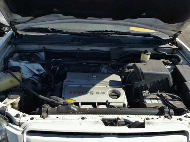 JTEGP21A850052735 - 2005 TOYOTA HIGHLANDER WHITE photo 7