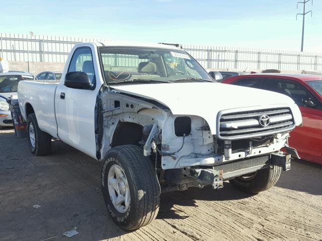 5TBJN32151S197364 - 2001 TOYOTA TUNDRA WHITE photo 1