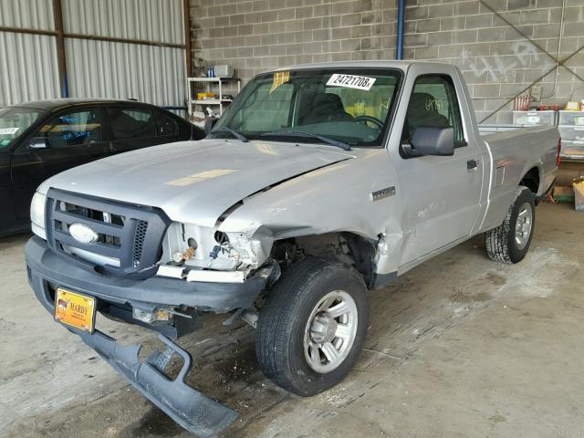 1FTYR10D77PA82571 - 2007 FORD RANGER GRAY photo 2