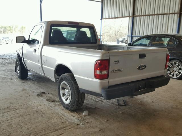 1FTYR10D77PA82571 - 2007 FORD RANGER GRAY photo 3