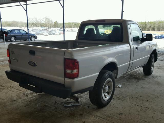 1FTYR10D77PA82571 - 2007 FORD RANGER GRAY photo 4