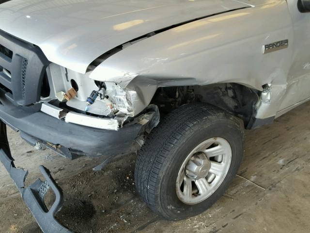 1FTYR10D77PA82571 - 2007 FORD RANGER GRAY photo 9
