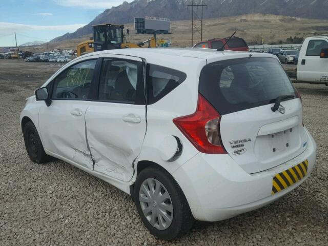 3N1CE2CP8FL406612 - 2015 NISSAN VERSA NOTE WHITE photo 3