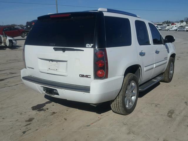 1GKFK638X7J385861 - 2007 GMC YUKON DENA WHITE photo 4