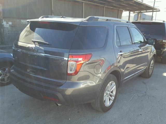 1FM5K7D86FGC64800 - 2015 FORD EXPLORER X GRAY photo 4