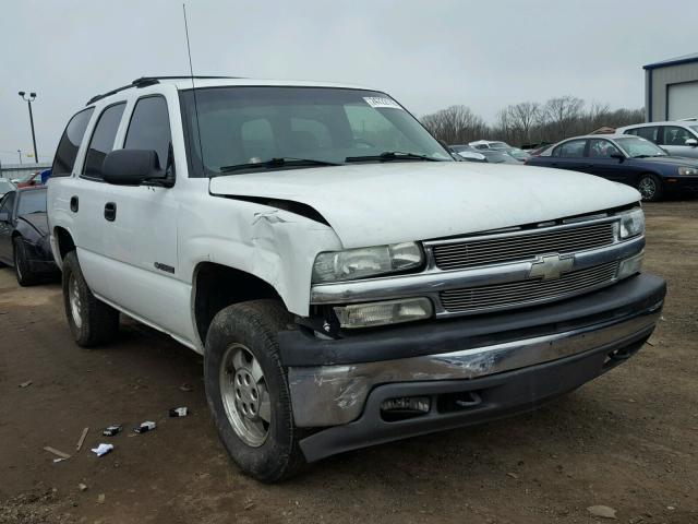 1GNEK13ZX2J270180 - 2002 CHEVROLET TAHOE K150 WHITE photo 1