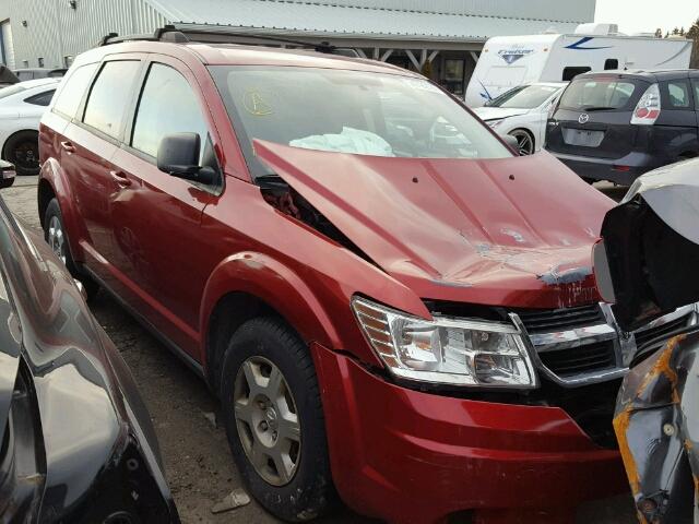 3D4GG47B59T182371 - 2009 DODGE JOURNEY SE RED photo 1