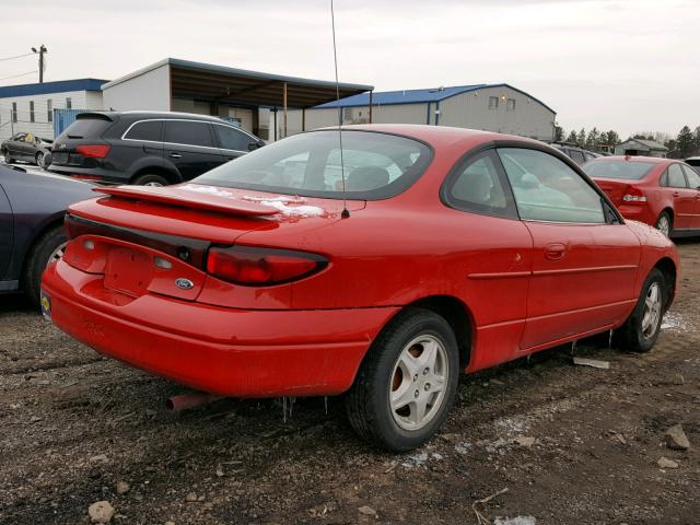 3FAKP1130XR155943 - 1999 FORD ESCORT ZX2 RED photo 4