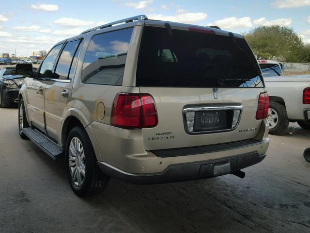 5LMFU27R94LJ30628 - 2004 LINCOLN NAVIGATOR BEIGE photo 3