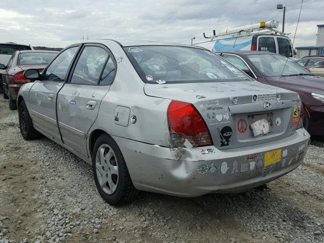 KMHDN46D16U250719 - 2006 HYUNDAI ELANTRA GL GRAY photo 3