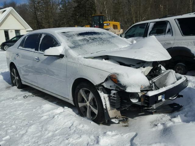 1G1ZC5EU9CF255568 - 2012 CHEVROLET MALIBU 1LT WHITE photo 1