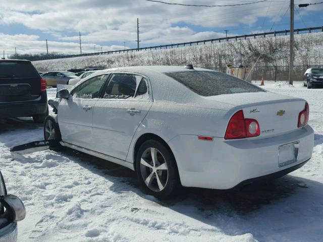 1G1ZC5EU9CF255568 - 2012 CHEVROLET MALIBU 1LT WHITE photo 3