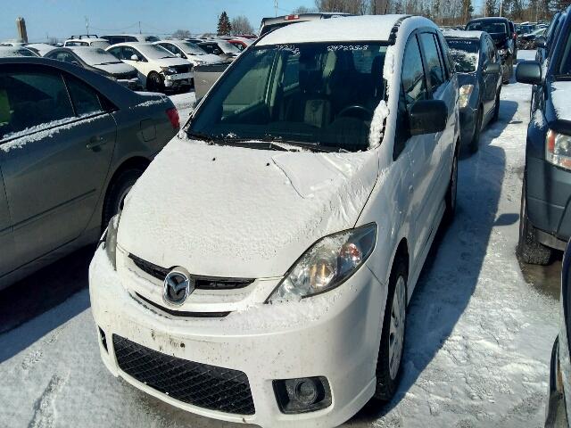 JM1CR193470162777 - 2007 MAZDA 5 WHITE photo 2