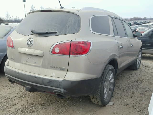 5GALRCED4AJ173260 - 2010 BUICK ENCLAVE CX CREAM photo 4