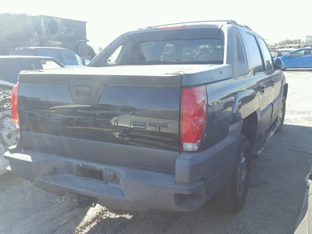 3GNEC12Z65G265014 - 2005 CHEVROLET AVALANCHE BLACK photo 4