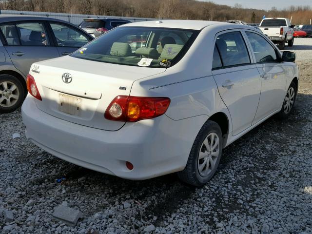 JTDBL40E499036270 - 2009 TOYOTA COROLLA BA WHITE photo 4