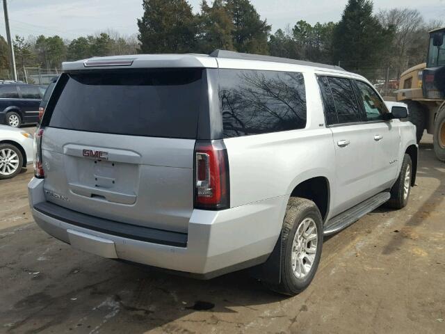 1GKS1HKC6FR229254 - 2015 GMC YUKON XL C SILVER photo 4