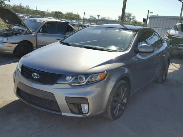 KNAFW6A30C5584070 - 2012 KIA FORTE SX GRAY photo 2