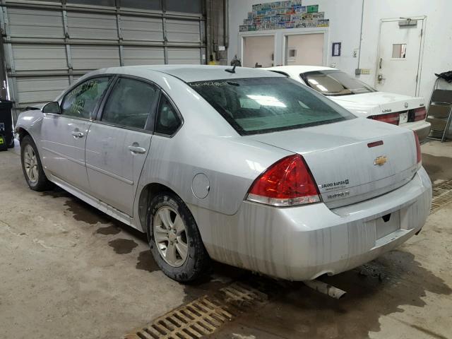 2G1WA5E39F1150301 - 2015 CHEVROLET IMPALA LIM SILVER photo 3