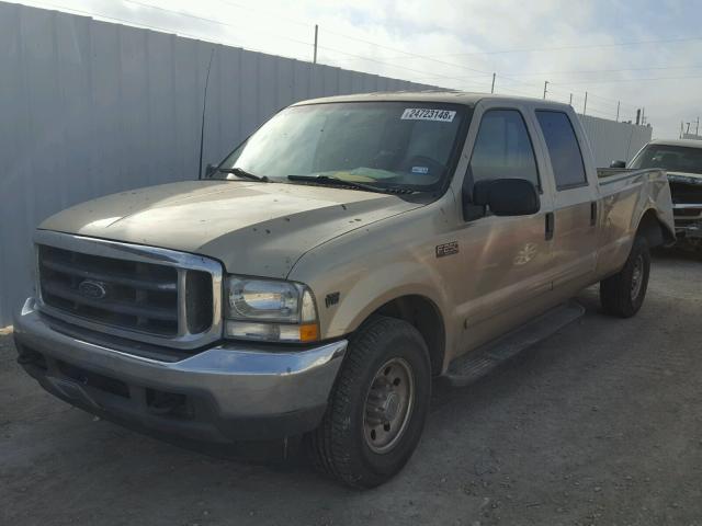 3FTNW20S81MA32419 - 2001 FORD F250 SUPER GOLD photo 2