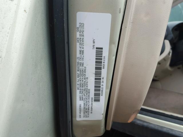 4S4BP61C967323359 - 2006 SUBARU LEGACY OUT CREAM photo 10