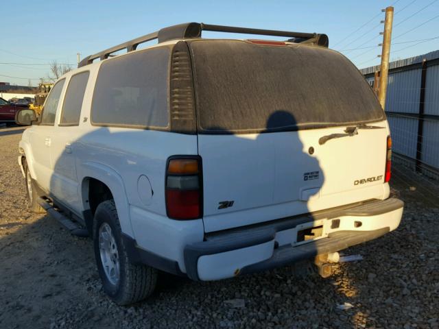 3GNFK16Z94G249583 - 2004 CHEVROLET SUBURBAN K WHITE photo 3