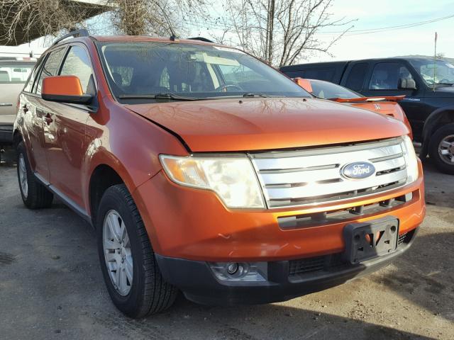 2FMDK48C97BB36844 - 2007 FORD EDGE SEL ORANGE photo 1