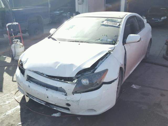 JTKDE3B74A0319443 - 2010 TOYOTA SCION TC WHITE photo 2