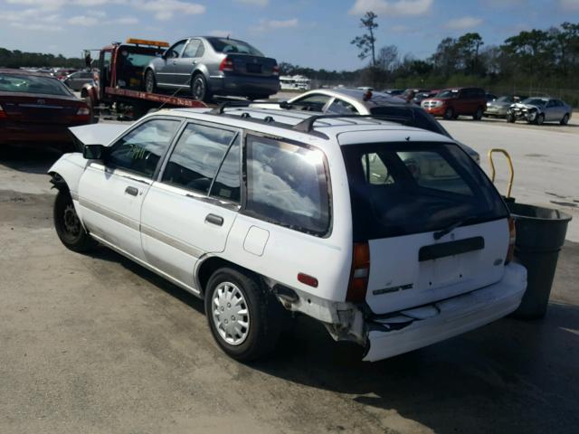 1FAPP15J8PW127173 - 1993 FORD ESCORT LX WHITE photo 3