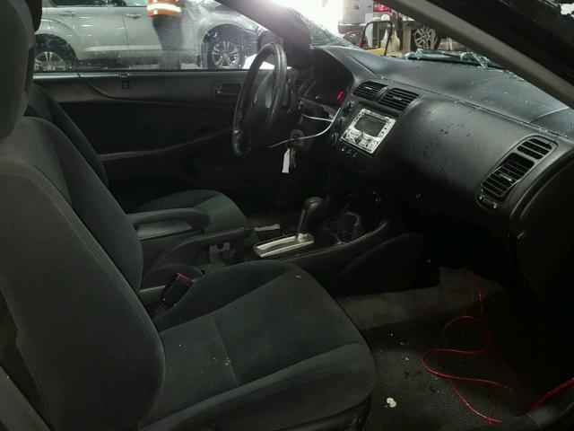 1HGEM22975L077960 - 2005 HONDA CIVIC EX შავი ფოტო 5