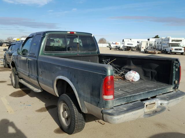 1FTNX21F52EB12587 - 2002 FORD F250 SUPER GREEN photo 3